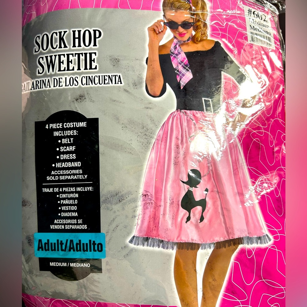 Pink Sock Hop Sweetie Costume